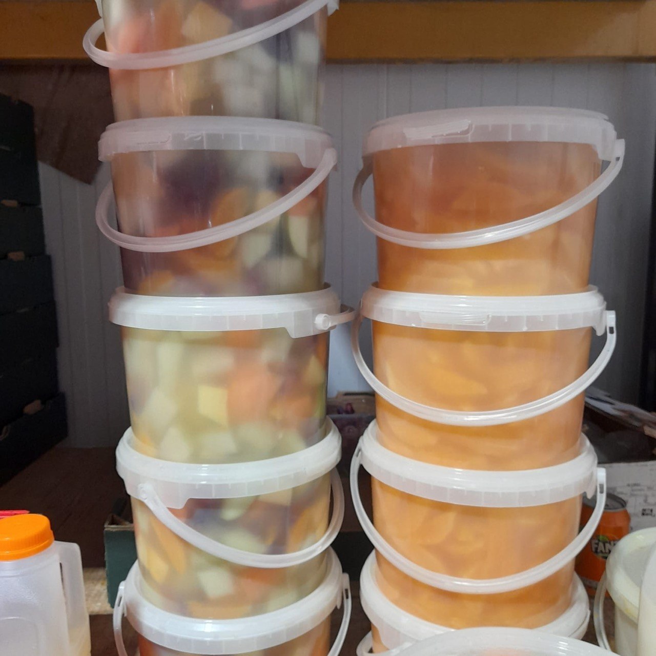 Fresh Fruit Salad Tubs